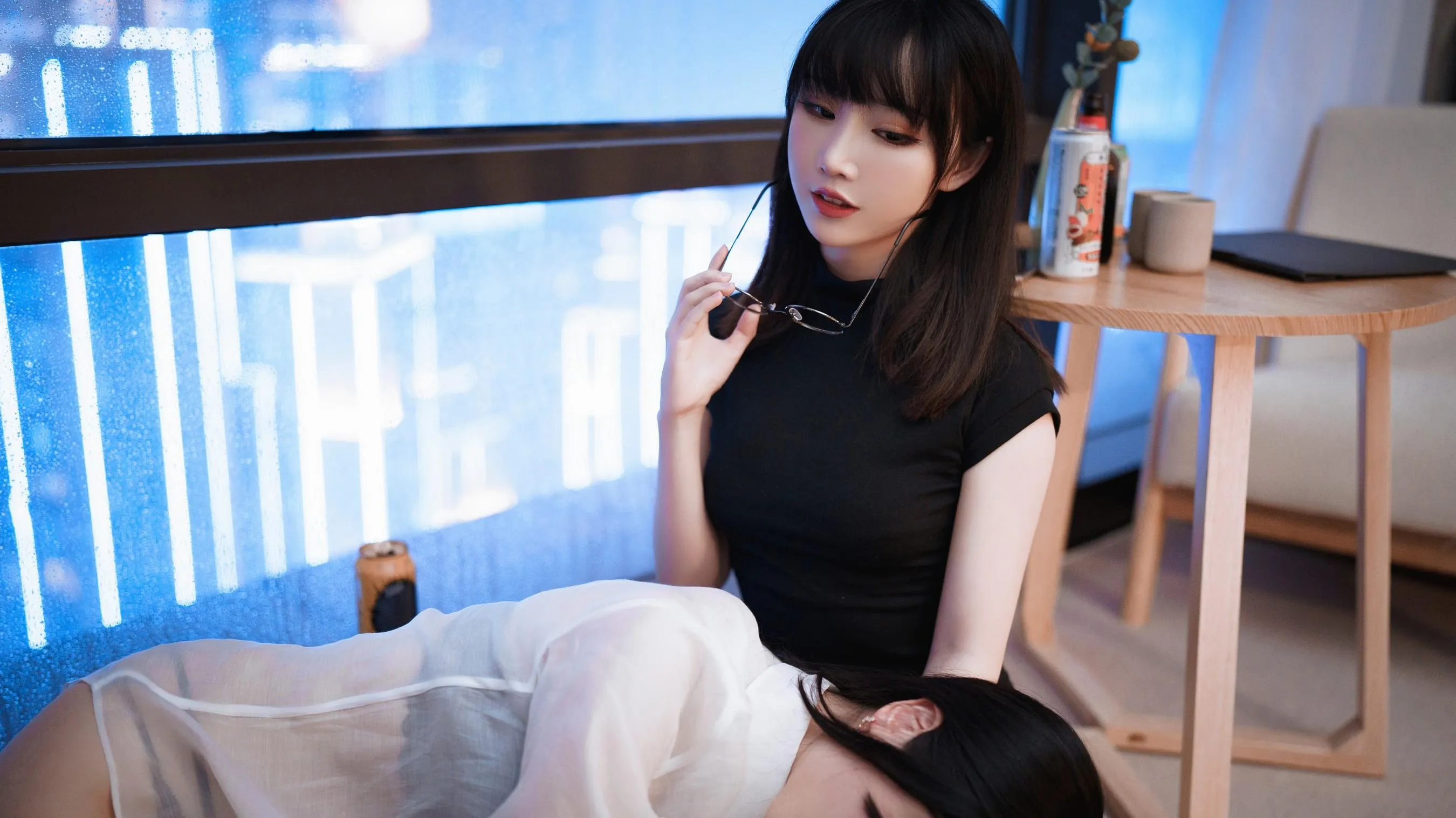 rioko凉凉子 – NO.92 面饼仙儿《黑丝ol制服双人》-OL百合篇 [42P]插图